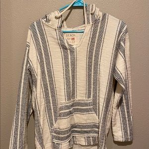 Beach by Exist Patterned Sweatshirt